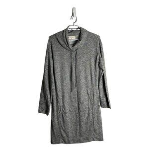 Max Studio Weekend Women's Gray Cowl Neck Sweater Dress